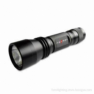 Cree Q5 LED Flashlight with 1,8650 Rechargeable Lithium-ion Battery and 133mm Length